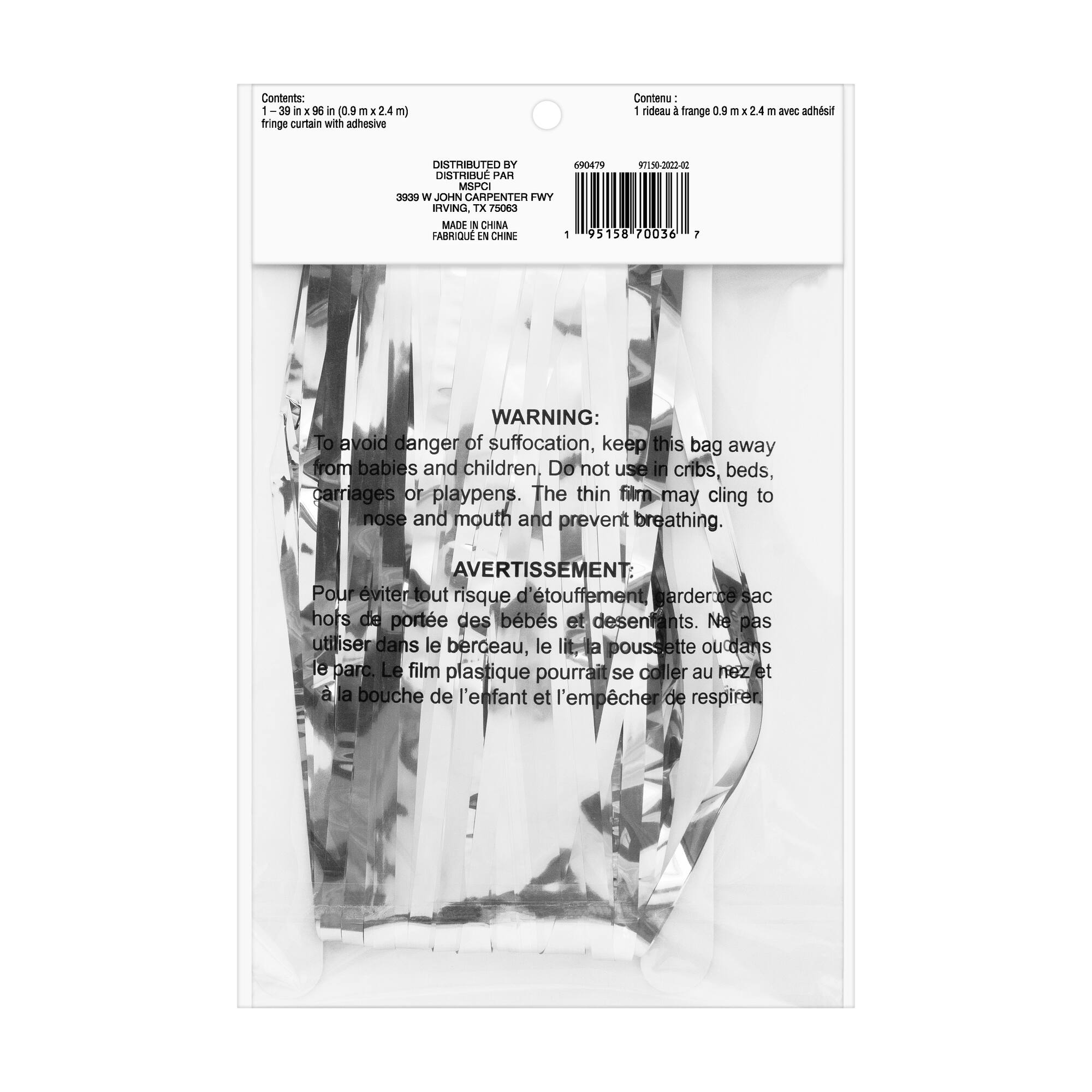 12 Pack: Silver Fringe Curtain by Celebrate It™